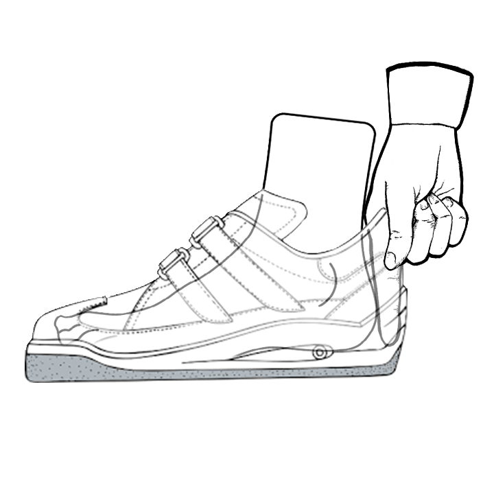 Representación gráfica de como puedes atar tus zapatillas para conseguir el máximo ajuste.